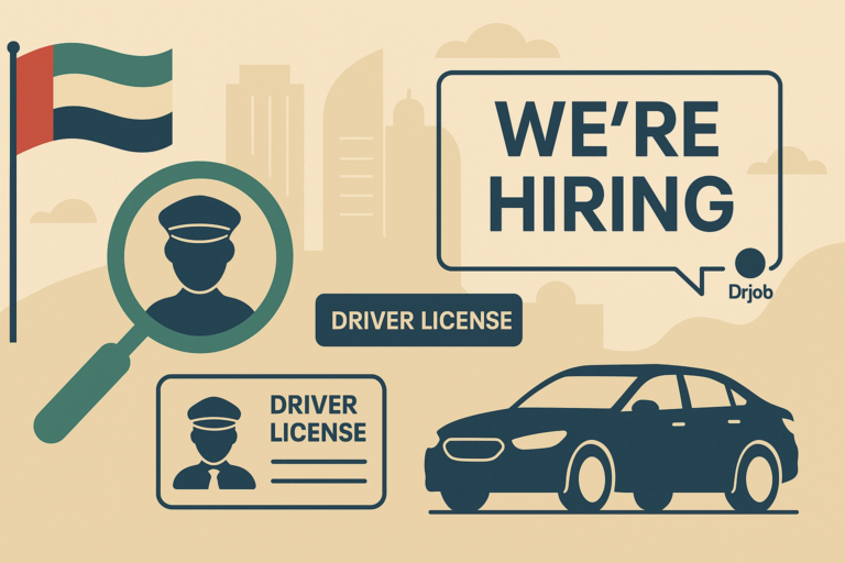driver vacancy in Abu Dhabi